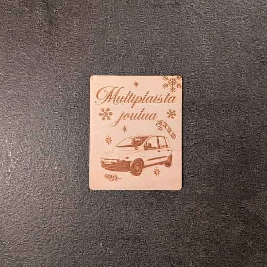 Joulukortti - Multiplaista joulua.