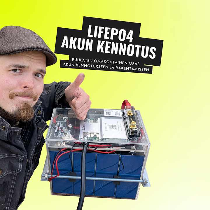 LiFePO4 akun rakennus-opas