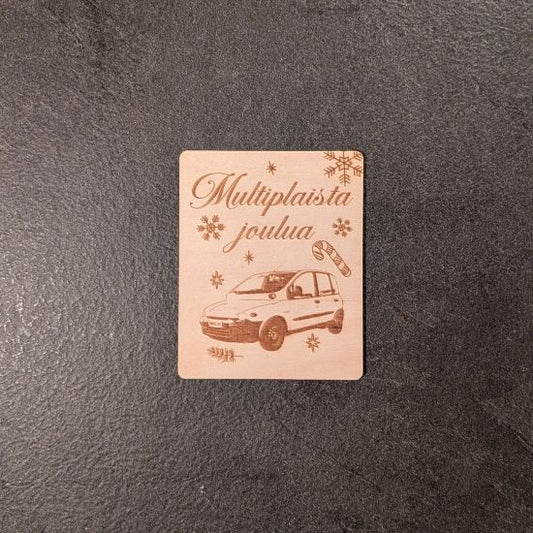 Joulukortti - Multiplaista joulua.